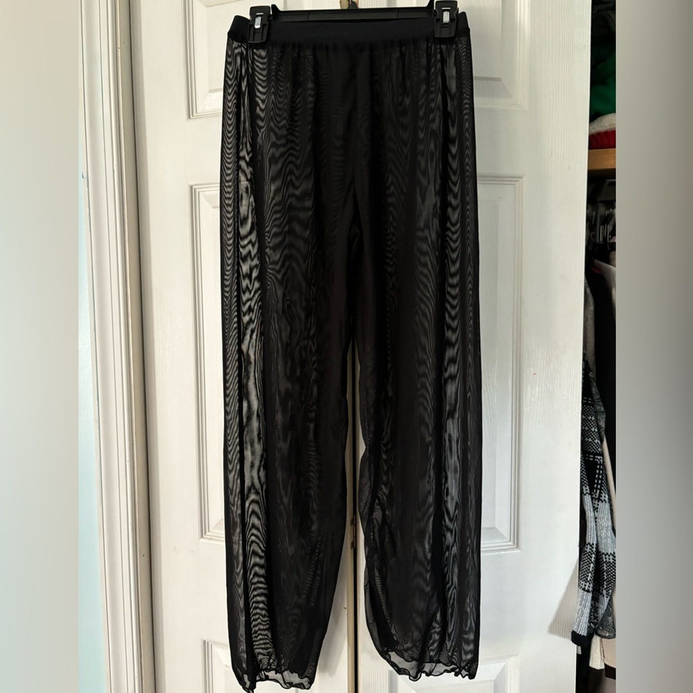 Shein Sheer Bathing Suit Coverup Pant - Picture 2 of 4